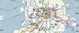 Новая карта метро до 2020 года